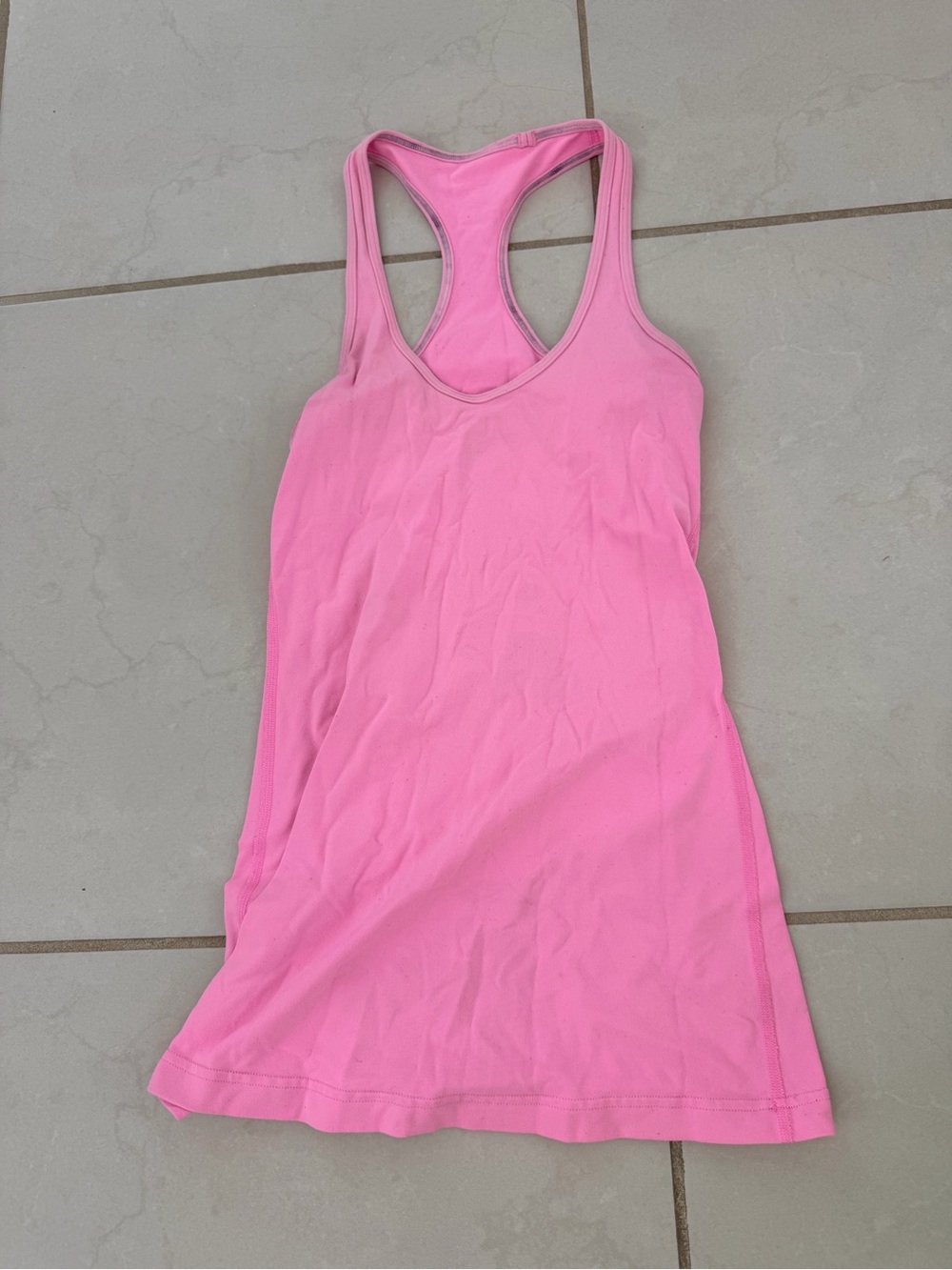 lululemon athletica Pink Racerback Tank Top